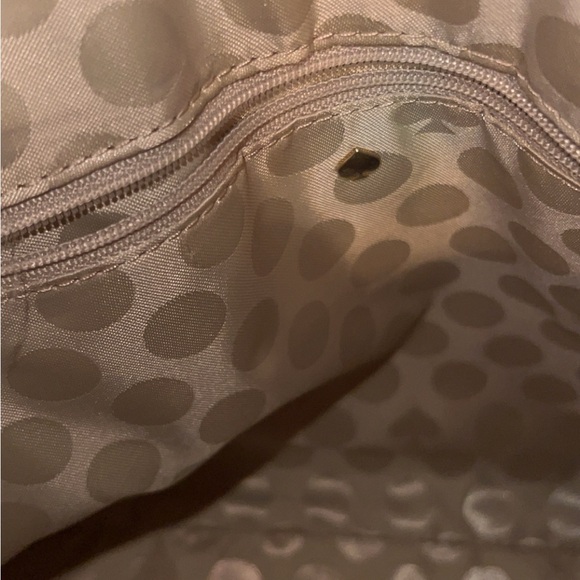 Kate Spade Leather Handbag/Satchel/Crossbody Cedar Street Maze Ivory Beige - Picture 11 of 15